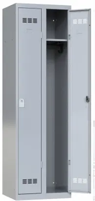 ARMOIRE METAL DE 2 VESTIAIRES DE 30 CM  DE LARGEUR 